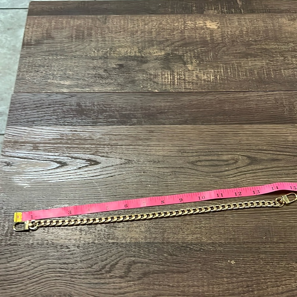 NWOT 15 inch gold-toned purse chain